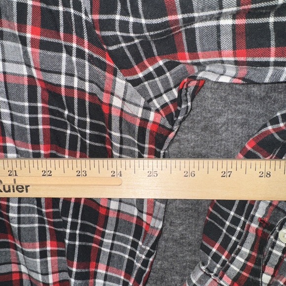 Polo Ralph Lauren Mens Blaire Button Down Shirt Black Red Plaid Long Sleeve Sz L - Picture 5 of 6